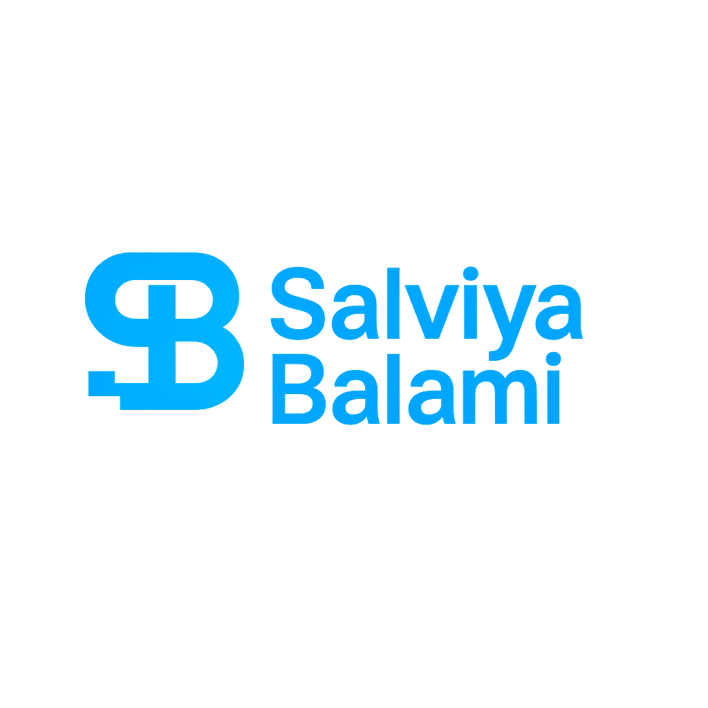 Logo that reads: SB - Salviya Balami